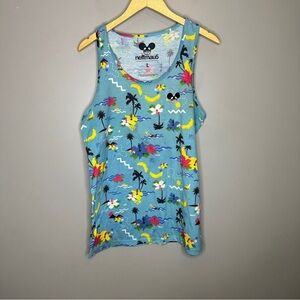 Neff neffmau5 colorful print tank top